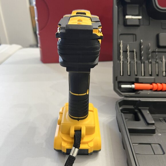 New Rechargeable Cordless Drill w/2 Lithium Batteries, Quick Charger & Tool kit! - Picture 8 of 16